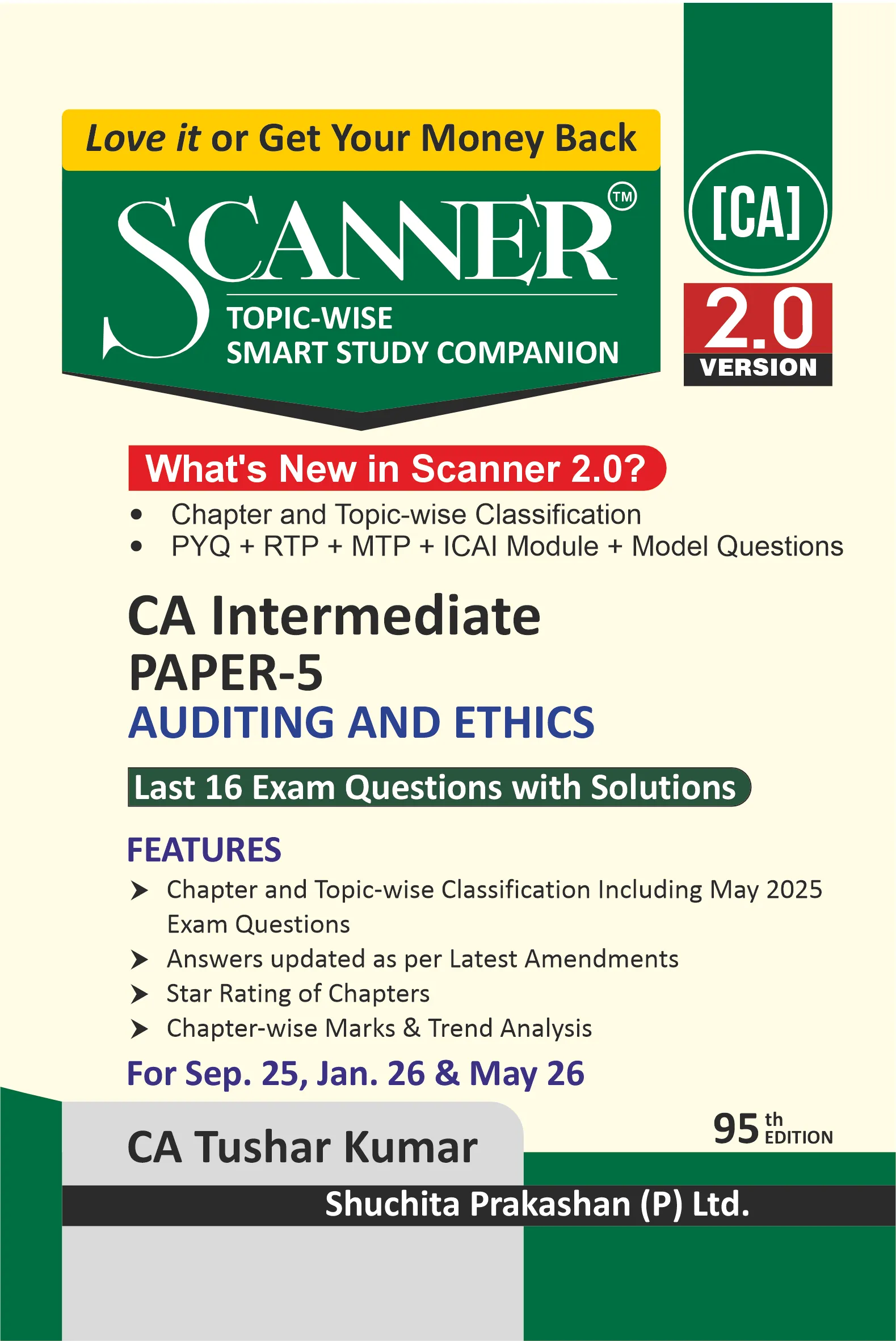 Scanner CA Intermediate - Paper-5: Auditing and Ethics