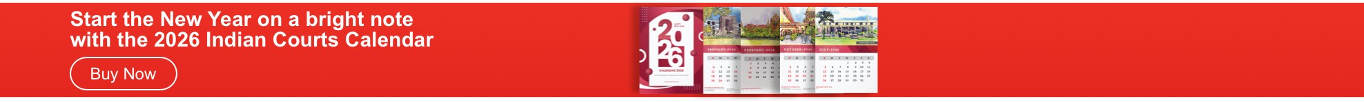 Indian Court Calendar 2026