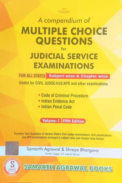 A Compendium of Multiple Choice Questions for Judicial Service Examinations | For All States | Subject-wise & Chapter-wise | Volume-1