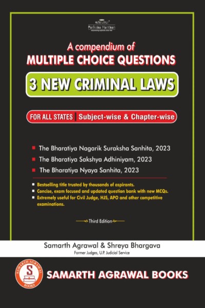 A Compendium of Multiple Choice Questions | 3 New Criminal Laws | For All States