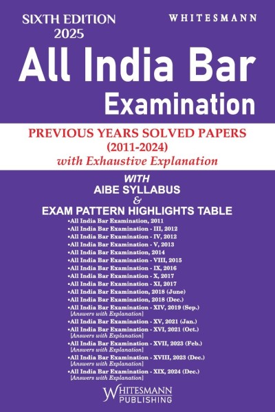 All India Bar Examination Previous Year Solved Papers (2011-2024)