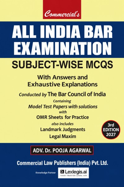 All India Bar Examination Subject-wise MCQs with Answers | Containing Model Test Papers with Solutions with OMR Sheets for Practice