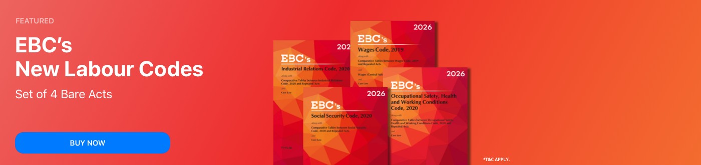 EBC's New Labour Codes - Set of 4 Bare Acts