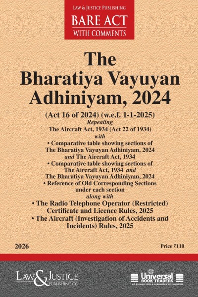 Bharatiya Vayuyan Adhiniyam, 2024 with allied Rules