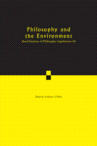 Philosophy and the Environment