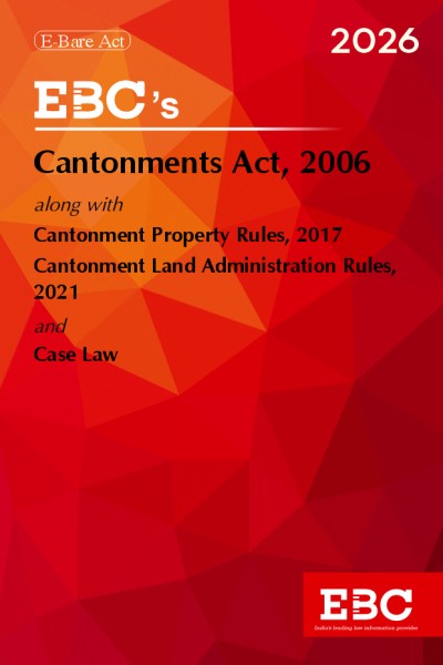Cantonments Act, 2006Bare Act (Print/eBook)