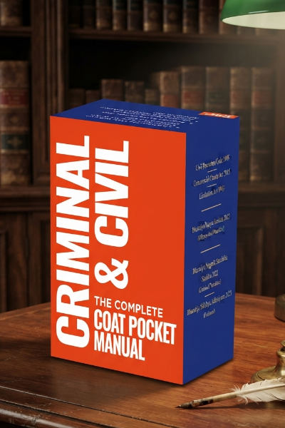 Civil And Criminal Manual (Coat Pocket Edition) | Combo of CPC, BNS, BNSS & BSA (Set of 3 Books)