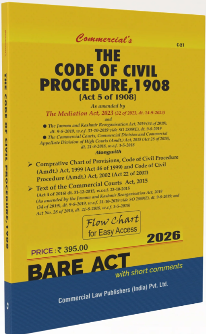 Code of Civil Procedure, 1908 As amended by The Mediation Act, 2023