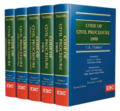 Code of Civil Procedure, 1908 (In 5 Volumes)