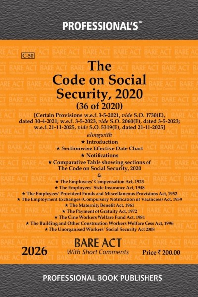Code on Social Security, 2020