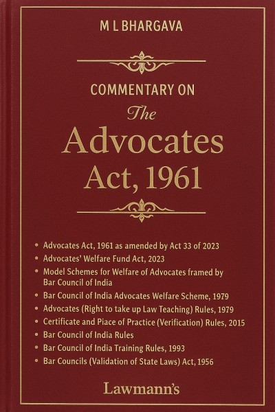 Commentary on The Advocates Act, 1961