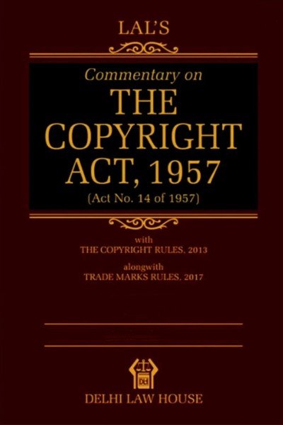 Commentary on The Copyright Act, 1957