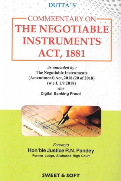 Commentary on The Negotiable Instruments Act, 1881     