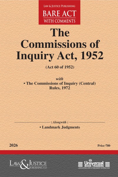 Commissions of Inquiry Act, 1952