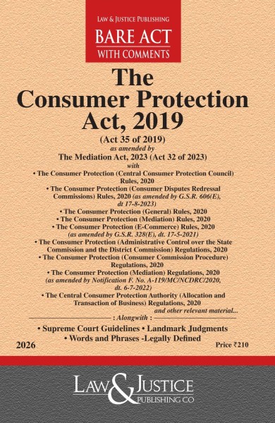 Consumer Protection Act, 2019 (as amended by Act 32 of 2023) with allied Rules, Regulations and Guidelines