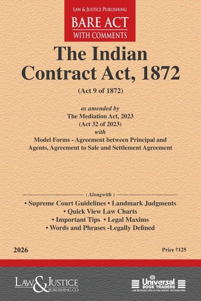 Contract Act, 1872 (as amended by Act 32 of 2023) with Model Forms of Agreement
