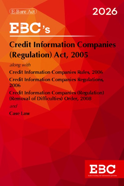 Credit Information Companies (Regulation) Act, 2005 Bare Act (Print/eBook)