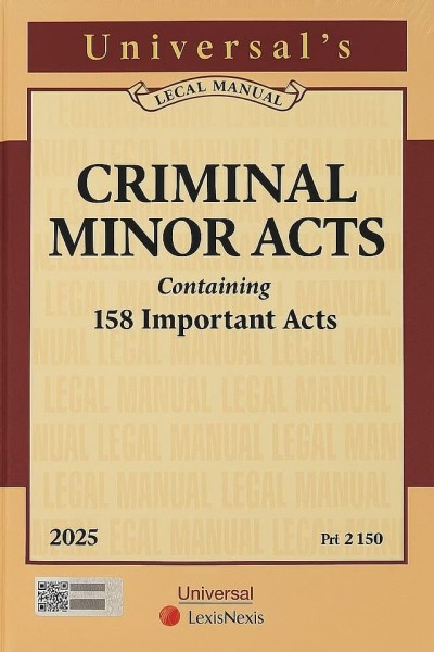 Criminal Minor Acts (153 Important Acts and Rules) with State Amendments & Short Comments
