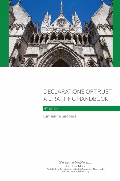 Declarations of Trust: A Drafting Handbook (South Asian Edition)