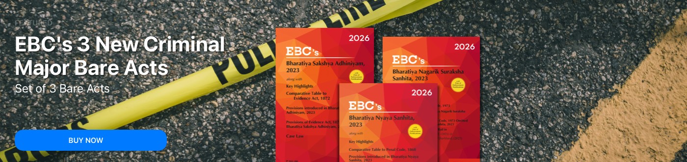 EBC's Combo of New Criminal Major Bare Acts