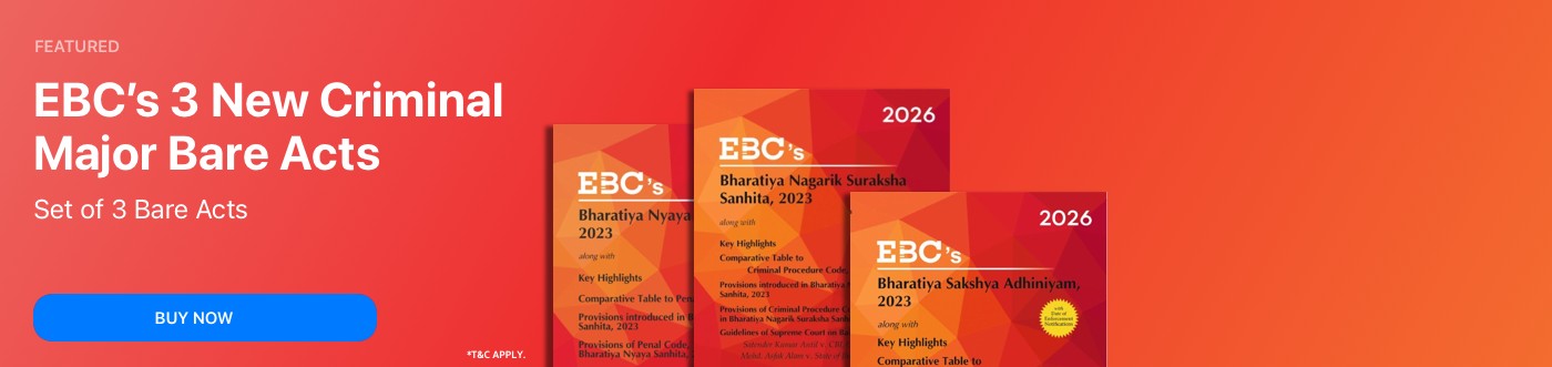 EBC's Combo of New Criminal Major Bare Acts