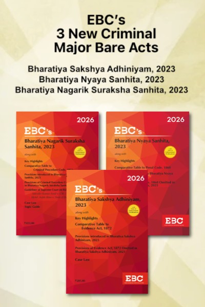 EBC's Combo of New Criminal Major Bare Acts