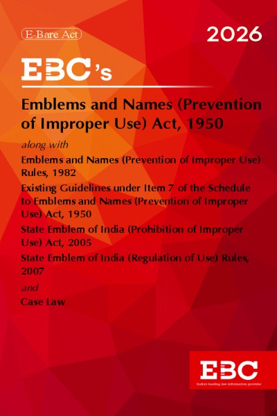 Emblems and Names (Prevention of Improper Use) Act, 1950<br>Bare Act (Print/eBook)</br>