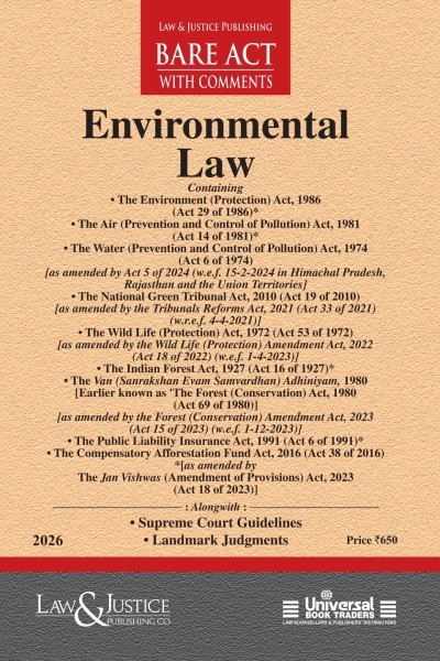Environmental Law (Containing nine relevant Acts)