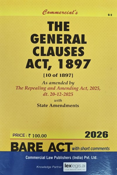 General Clauses Act, 1897 As amended by The Jammu and Kashmir Reorganisation Act, 2019