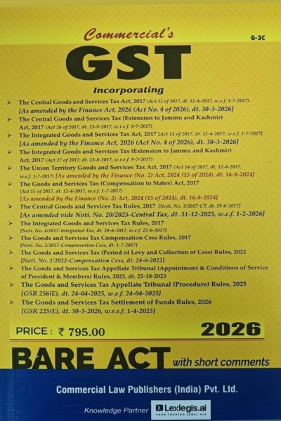 GST Acts Along with Rules, 2026