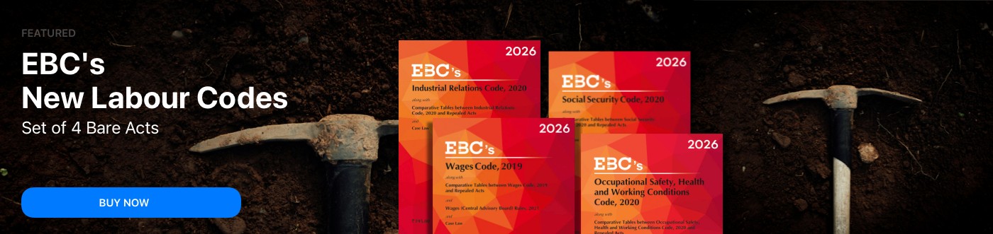 EBC's New Labour Codes - Set of 4 Bare Acts