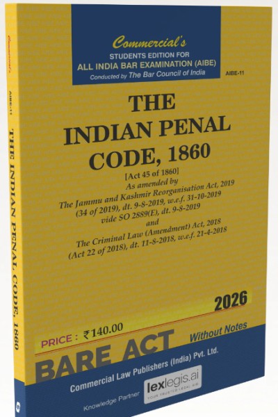 Indian Penal Code, 1860 | AIBE 