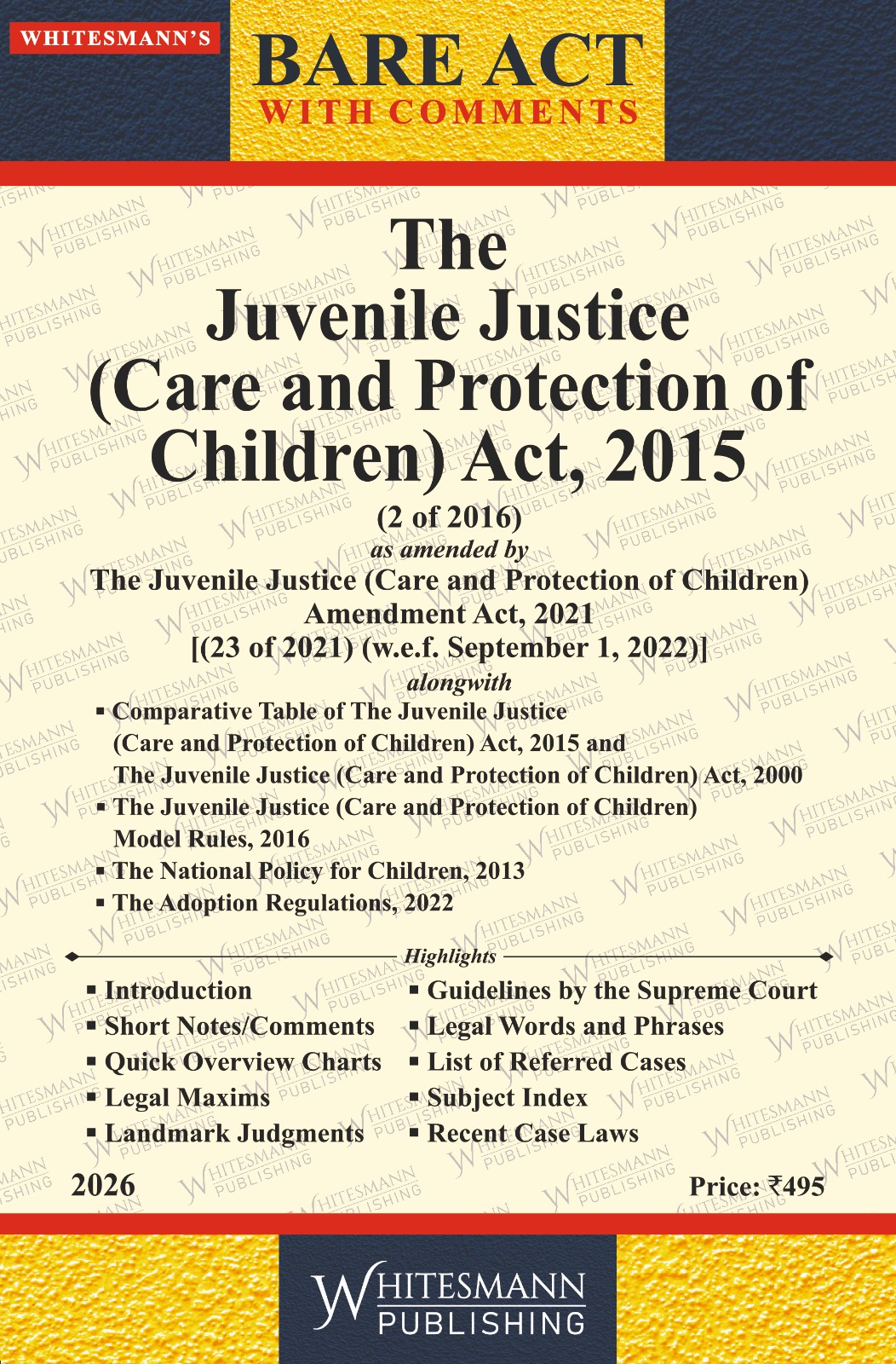 Juvenile Justice Care and Protection of Children Act, 2015