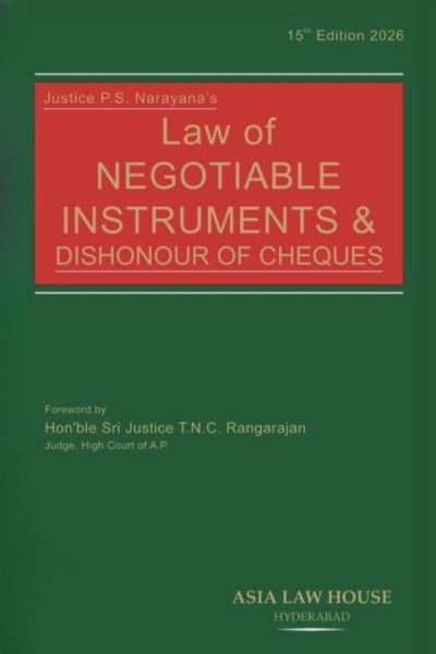 Law of Negotiable Instruments and Dishonour of Cheques