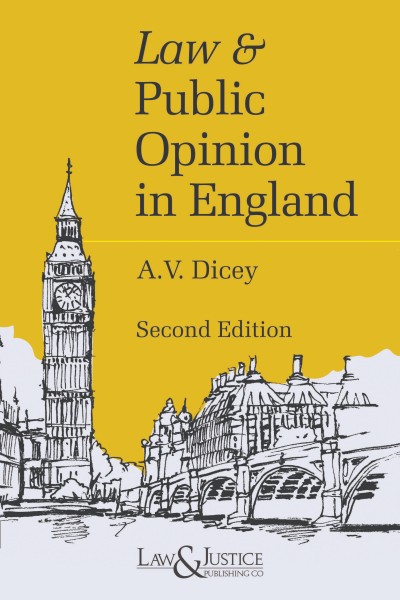 Law & Public Opinion in England, 2nd Edition. (Indian Economy Reprint)