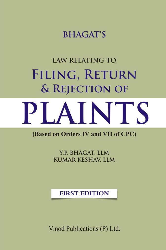 Law Relating to Filing, Return and Rejection of Plaints