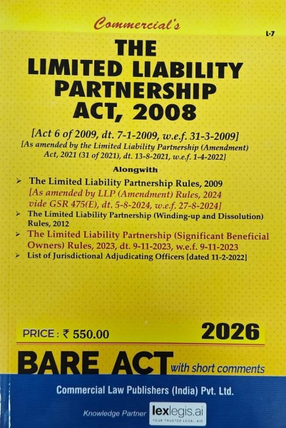 Limited Liability Partnership Act, 2008 [As amended by the Limited Liability Partnership (Amendment) Act, 2021