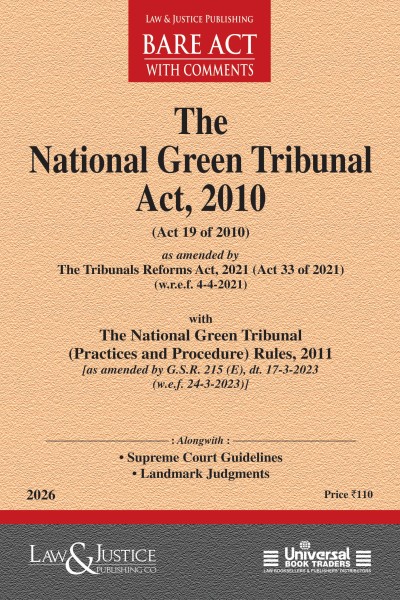 National Green Tribunal Act, 2010 (as amended by Act 33 of 2021) with Rules
