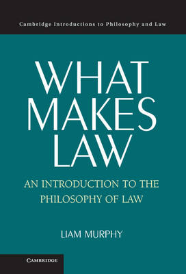 Cambridge Introductions to Philosophy and Law: What Makes Law: An Introduction to the Philosophy of Law