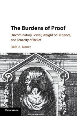 The Burdens of Proof: Discriminatory Power, Weight of Evidence, and Tenacity of Belief