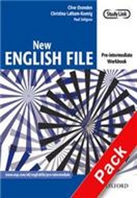 New English File:  Pre-intermediate. Workbook with Key and Multirom Pack  -  Six-level General English Course for Adults