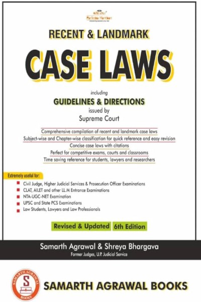 Recent & Landmark Case Laws | Including Guidelines & Directions issued by Supreme Court