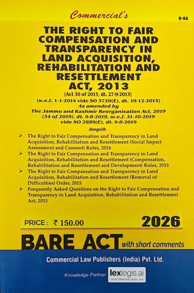 Right to Fair Compensation and Transparency in Land Acquisition, Rehabilitation and Resettlement Act, 2013