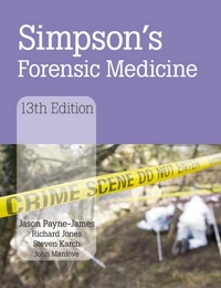 Simpson's Forensic Medicine, 13th Edition