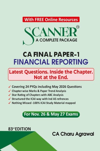 Scanner - A Complete Package | CA Final Paper- 1 Financial Reporting | For Nov 26 and May 27 Exams