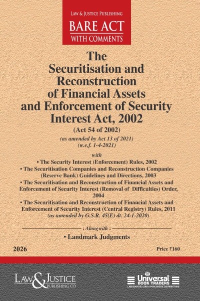  Securitisation and Reconstruction of Financial Assets and Enforcement of Security Interest Act, 2002 (as amended by Act 13 of 2021) with allied Rules, Order, Guidelines and Directions