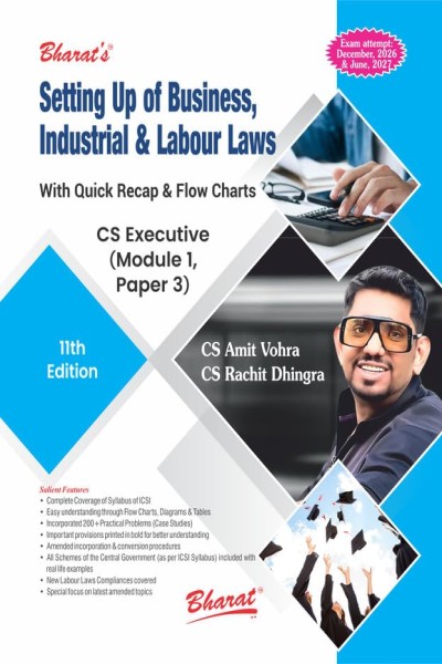 Setting Up of Business, Industrial and Labour Laws | CS Executive Module 1 Paper 3 | With Quick Recap & Flow Charts
