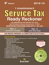 SERVICE TAX READY RECKONER