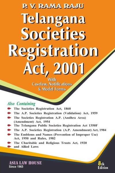Telangana Societies Registration Act, 2001 | With Caselaw, Notifications and Model Forms