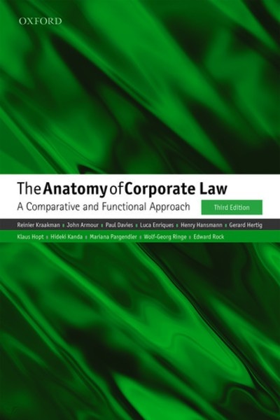 The Anatomy of Corporate Law: A Comparative and Functional Approach (Paperback)
